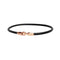 ダニエルウェリントン DANIEL WELLINGTON Leather Bracelet 2.8 Sheffield RG 195mm ブレスレット DW00400713 レディース メンズ ローズゴールド ブラック